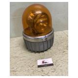 Vintage revolving caution light