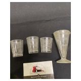 Drugstore measuring glasses