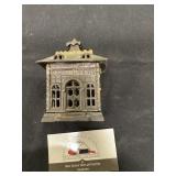 Cast iron bank