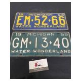 Michigan license plates