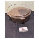 Cast iron Dutch oven with lid