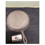 Number seven 10 1/4 inch cast-iron skillet