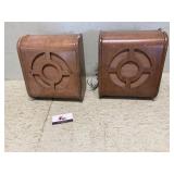 Vintage wooden speakers