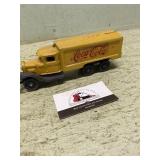 Cast-iron Coca-Cola truck