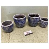 Terra-cotta glazed pots