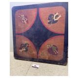 Handpainted card table