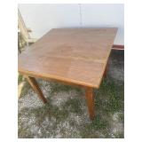 39 x 39 Pine table