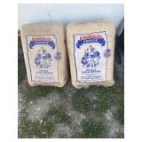 Two bales of natural animal betting