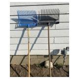 Horse manure shovels