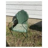 Metal lawn chair