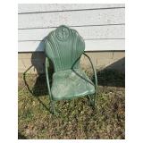 Metal lawn chair