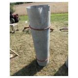Galvanized tubing 48 tall 12 diameter