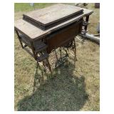 Treadle sewing machine new house has been s
