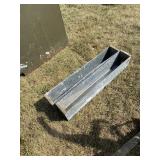 Galvanized planter boxes