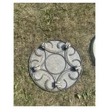 Rolling planter base