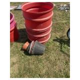 Two tubs 18 x 24 and bucket