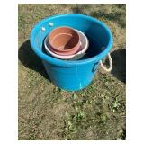 19 gallon plastic bucket