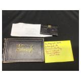 Autograph book and pocket diary