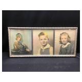 Family picture hand tinted