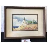 Watercolor by W Cressy