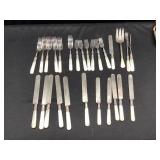 Mother of pearl silverware