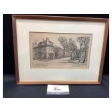 Old Town Street Sketch James Swan