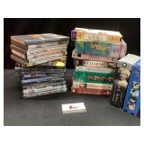 Assortment of DVDs & VCRs