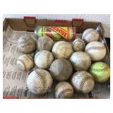 Misc Softballs, Baseballs, Tennis Balls