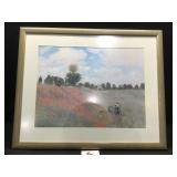 Claude Monet Poppy Field Print