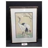Framed Japanese Woodblock Print