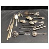 Misc silverware pieces