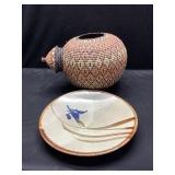 Basket and bowl