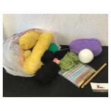 Crochet Hooks and Yarn