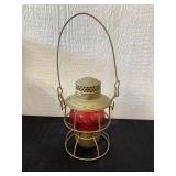 Lantern with Red Glass