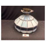 Modern stained glass hanging lamp