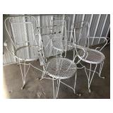 Four Metal Chairs