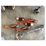 Deck Hangers and Electric Cord Holders & Sugn