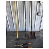 Shovel, Rakes, Trimmers