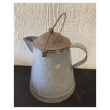 Galvanized watering can