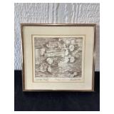 Artists Proof "Faces" Linnell 1980