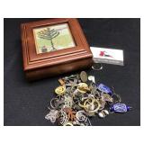 Jewelry Box  and Earrings