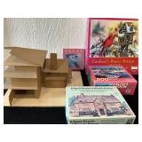 Jan Burns House Diorama and Puzzles