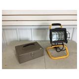 Shop Light and Cash Box