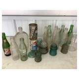 Miscellaneous Glass Bottles, Jars, Vase