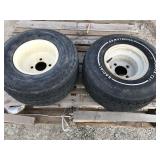 Golf cart rims and tires