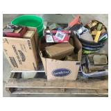 Pallet of Staples, Staplers and Misc
