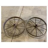Two 24 " Steel Wheels
