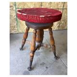 Piano Stool -Claw Foot