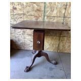 Slant Top Antique Table
