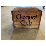 Wood Crate w/ Wood Cut Outs